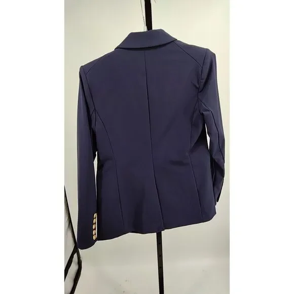 BNWT Quince Scuba Captain’s Convertible Blazer Navy Double-Breasted - Picture 3 of 3